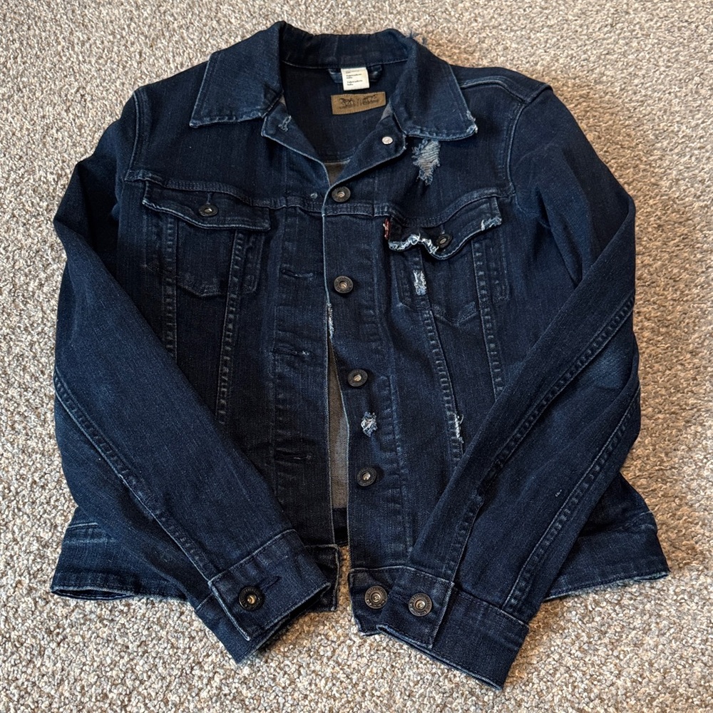 Levi's Women's Dark Blue Denim Jacket